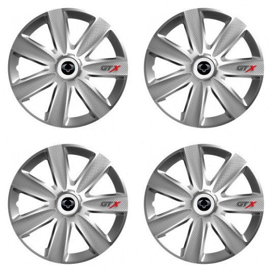 Puklice pre Sangyong 16 GTX CARBON silver