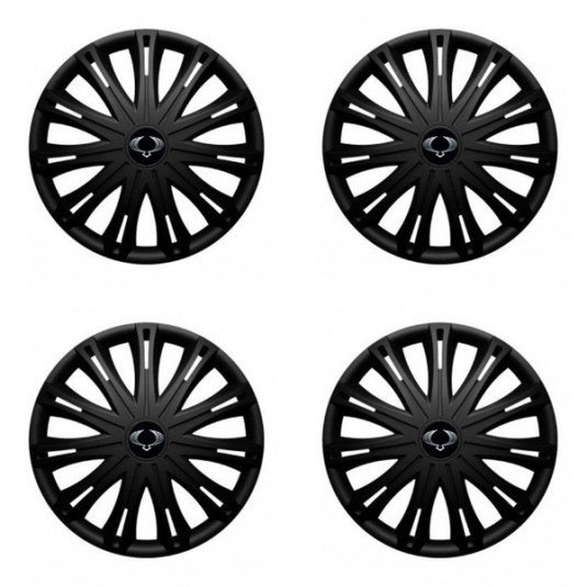 Puklice pre Sangyong 16 SPARK BLACK