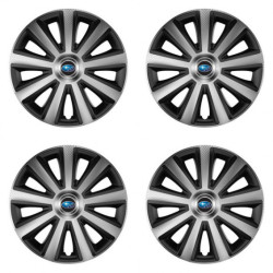 Puklice pre Subaru 14 Aviator carbon silver&black