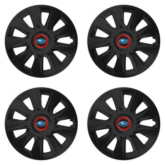 Puklice pre Subaru 14 STRATOS RR black