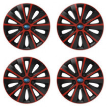 Puklice pre Subaru 14 RAPIDE red and black