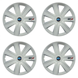 Puklice pre Subaru 15 GTX carbon white