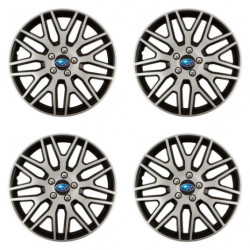 Puklice pre Subaru 15 Dakar NC silver and black