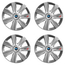 Puklice pre Subaru 15 GTX CARBON silver