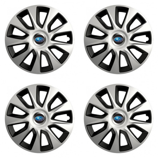 Puklice pre Subaru 16 STRATOS double colour