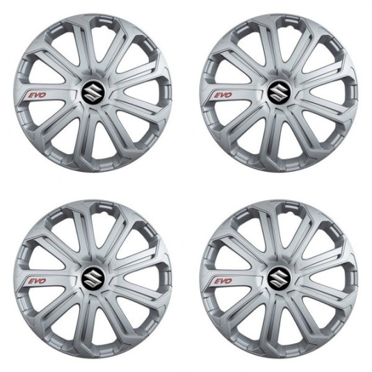 Puklice pre Suzuki 14 Evo silver