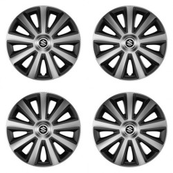 Puklice pre Suzuki 14 Aviator carbon silver&black