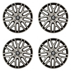 Puklice pre Suzuki 14 Dakar NC silver and black