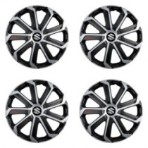 Puklice pre Suzuki 16 Evo black&silver