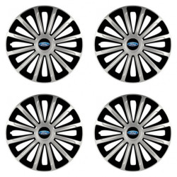 Puklice pre Ford 15 TREND silver and black