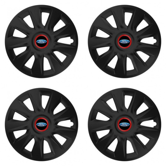 Puklice pre Ford 15 STRATOS RR black
