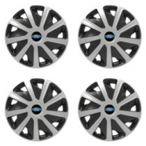 Puklice pre Ford pre dodávky 15 Craft silver and black