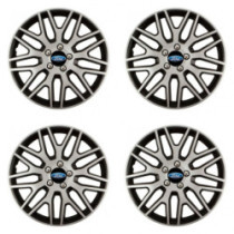 Puklice pre Ford 16 Dakar NC silver and black