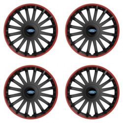 Puklice pre Ford 16 CRYSTAL RO black