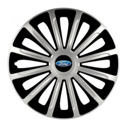 Puklice pre Ford 16 TREND silver and black