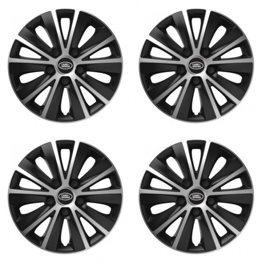 Puklice pre Land Rover 14 RAPIDE silver and black