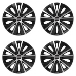 Puklice pre Land Rover 14 RAPIDE silver and black