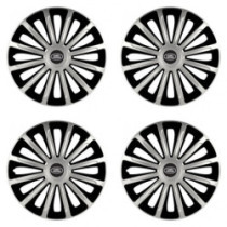 Puklice pre Land Rover 15 TREND silver and black