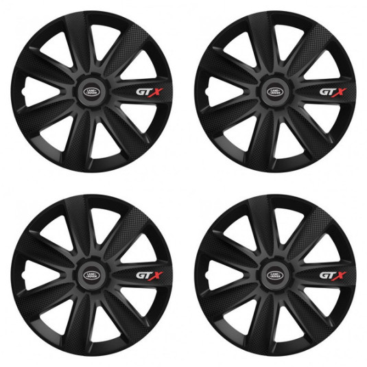 Puklice pre Land Rover 16 GTX CARBON black