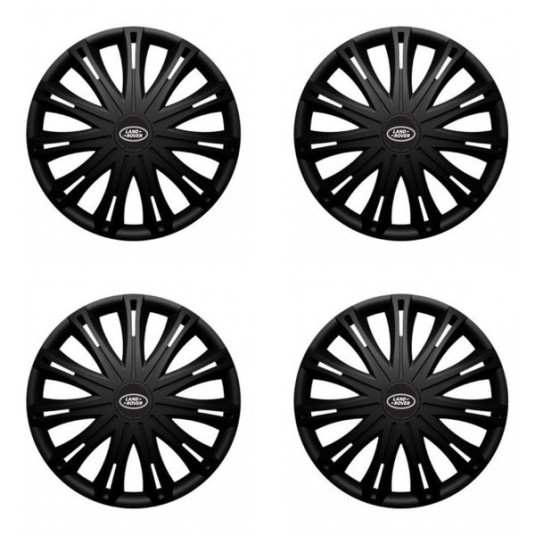 Puklice pre Land Rover 16 SPARK BLACK