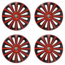 Puklice pre Alfa Romeo 15 TREND red and black
