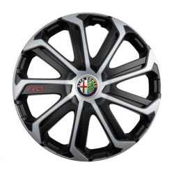 Puklice pre Alfa Romeo 16 Evo black&silver