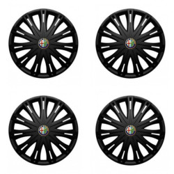 Puklice pre Alfa Romeo 17 SPARK BLACK