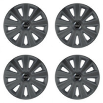 Puklice pre Kia (staršie logo) 14 Aviator carbon RC grafite