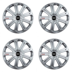 Puklice pre Kia (staršie logo) 16 Evo silver