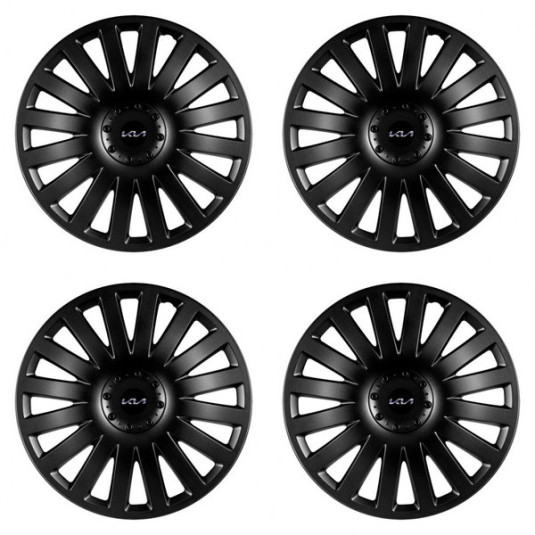 Puklice pre Kia (nové logo) 14 Smart black