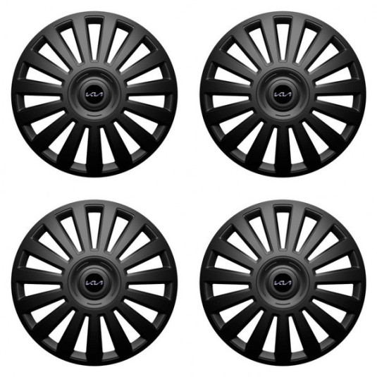 Puklice pre Kia (nové logo) 14 Luxury black
