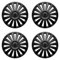 Puklice pre Kia (nové logo) 15 Luxury black