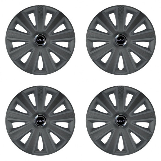 Puklice pre Kia (nové logo) 16 Aviator carbon RC16 grafite