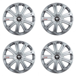 Puklice pre Dacia (staršie logo) 14 Evo silver