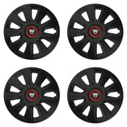 Puklice pre Dacia (staršie logo) 14 STRATOS RR black