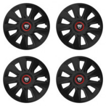 Puklice pre Dacia (staršie logo) 15 STRATOS RR black