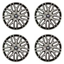 Puklice pre Dacia (staršie logo) 16 Dakar NC silver and black