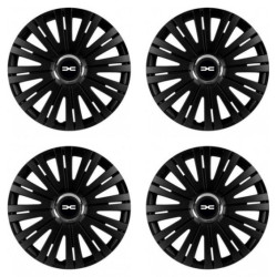 Puklice pre Dacia (nové logo) 14 ACTIVE RC BLACK
