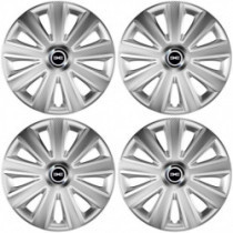 Puklice pre Dacia (nové logo) 15 Aviator carbon silver