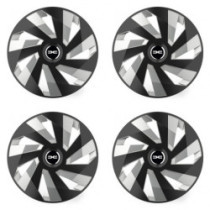 Puklice pre Dacia (nové logo) 16 Vector RC black and silver