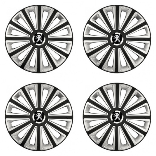 Puklice pre Peugeot (staršie logo) 15 TREND RC double colour