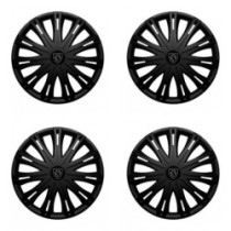 Puklice pre Peugeot (nové logo) 15 SPARK BLACK