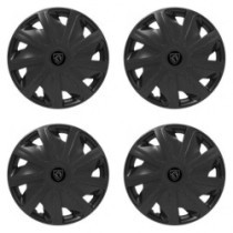 Puklice pre Peugeot (nové logo) pre dodávky 15 Craft black