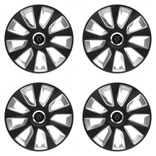 Puklice pre Peugeot (nové logo) 16 STRATOS BS