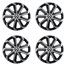 Puklice pre Renault (staršie logo) 14 Evo black&silver