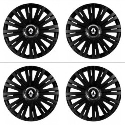 Puklice pre Renault (staršie logo) 14 ACTIVE RC BLACK