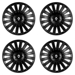 Puklice pre Renault (staršie logo) 15 Smart black