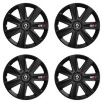 Puklice pre Renault (staršie logo) 15 GTX CARBON black