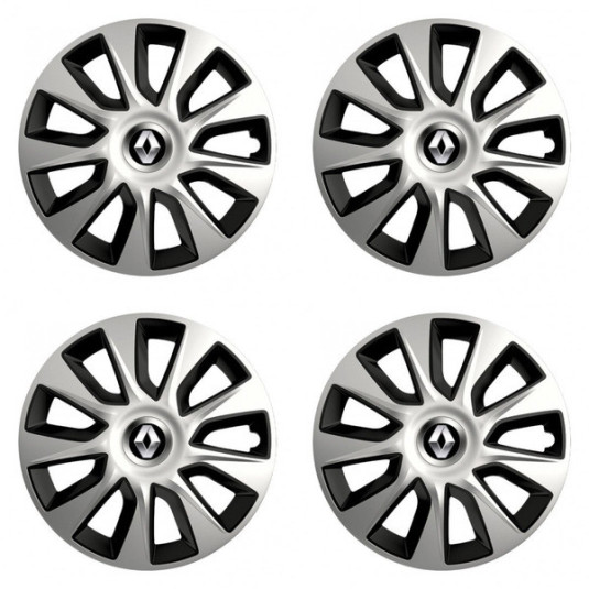 Puklice pre Renault (staršie logo) 15 STRATOS double colour - výpredaj