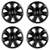 Puklice pre Renault (staršie logo) 15 COMFORT BLACK